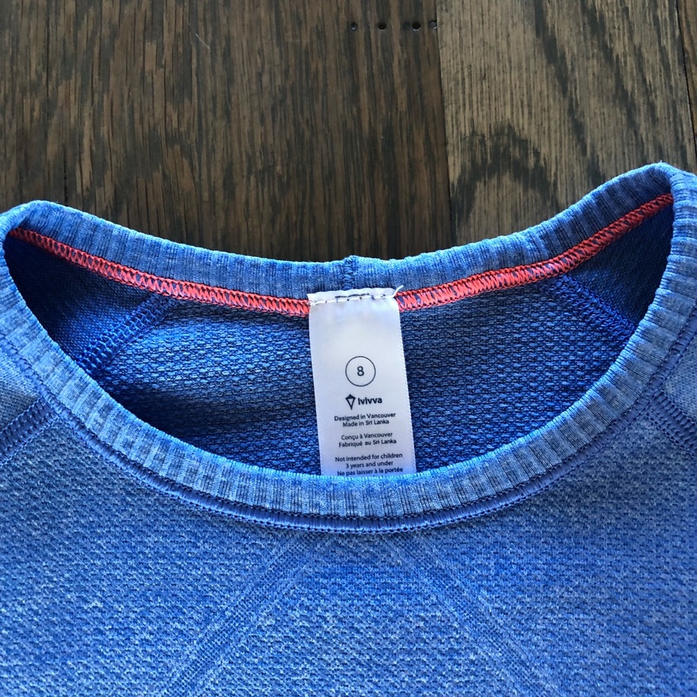 Girls size 8, Ivivva workout shirt-like NEW!! - Picture 4 of 5
